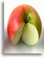 Referral sliced apple