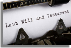 Last Will typed last will and testament