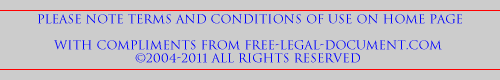 footer for trademark infringement page