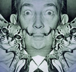 Salvador Dali duplicated
