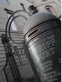 Court Building sheriff court mail