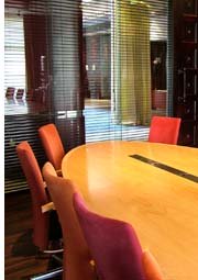 table in boardroom