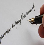 promissory note terminology