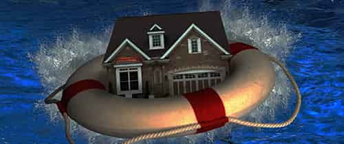 house rescued with life belt