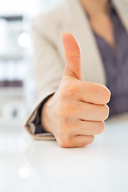 Rental Applicant Approval thumbs up