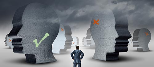 Rental Candidates faces with tick marks