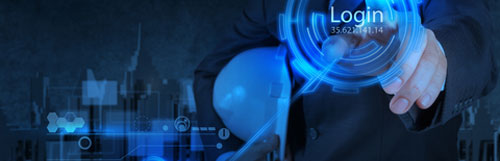 Login hand on login screen