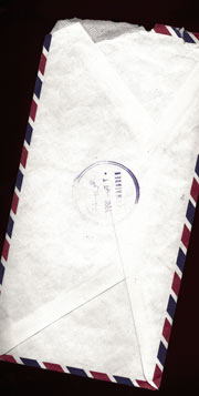 Envelope airmail envelope
