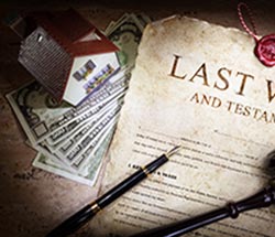 Beneficiaries of a Will house and money on last will