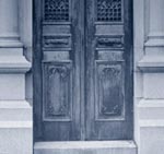 door to house