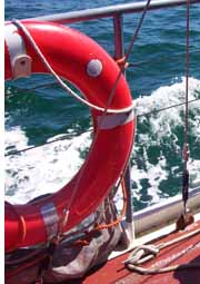 life belt red boat life belt